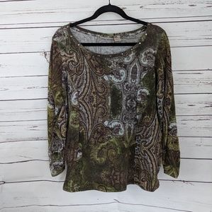 Art and Soul long sleeve top